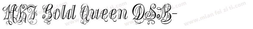 HKF Gold Queen DSB字体转换